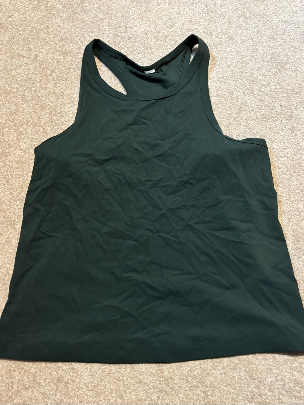 Lululemon women’s high neck align tank rainforest green size 12
